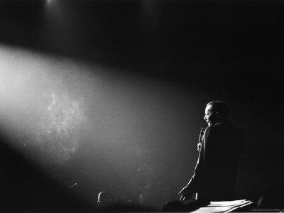Entertainer Frank Sinatra Performing on Stage