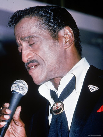 Singer Sammy Davis Jr. Performing