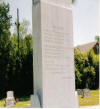 Back of Hank Williams tombstone