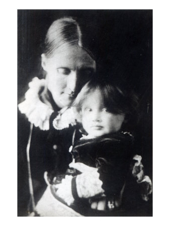 Virginia Woolf, with Her Mother Julia, 1884
