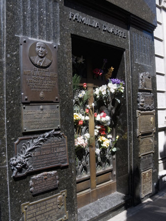 Grave of Eva Peron, Cementerio De La Recoleta, Cemetery in Recoleta, Buenos Aires