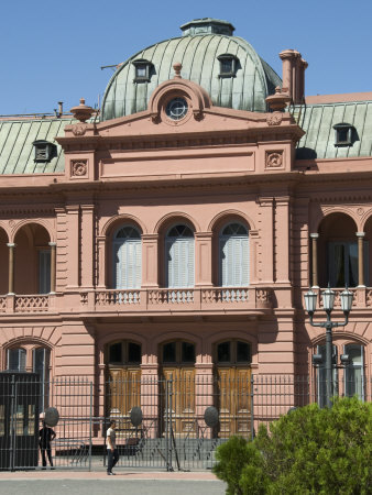 Casa Rosada Where Eva Peron Used to Appear on the This Balcony
