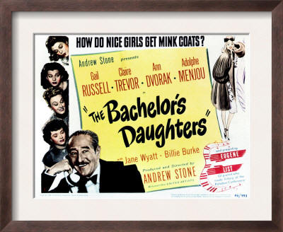 The Bachelor's Daughters, Claire Trevor, Gail Russell, Ann Dvorak, Jane Wyatt, Adolphe Menjou, 1946