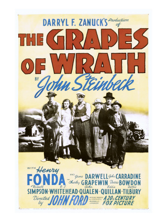 The Grapes of Wrath, John Carradine, Dorris Bowdon, Henry Fonda, 1940