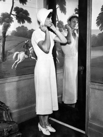 American Olympic Athlete Babe Didrikson, Trying on a Hat, Chicago, Illinois, 1932