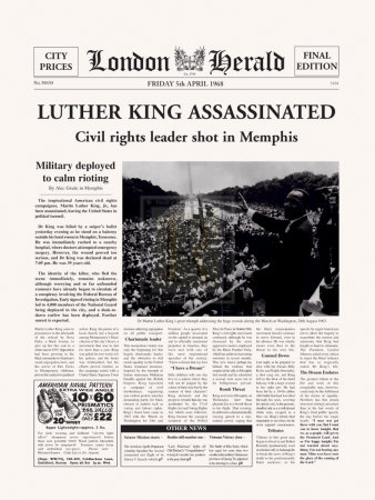 Luther King Assassinated