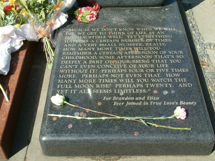 bruce and brandon lee grave