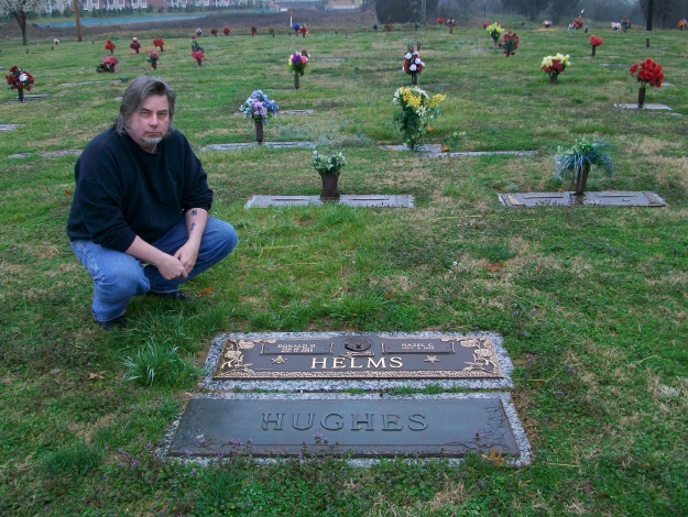 Don's grave is just a few feet away from Cowboy Copas', Hawshaw