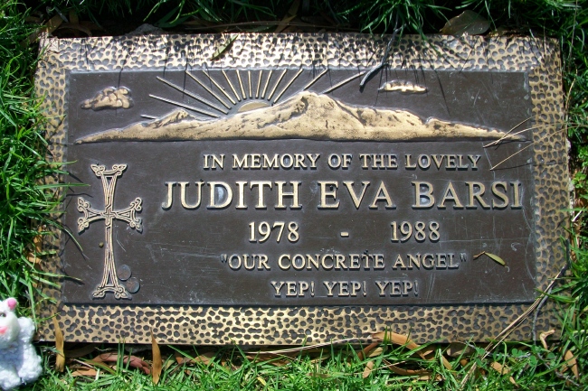 [Image: judithbarsigravesite.jpg]