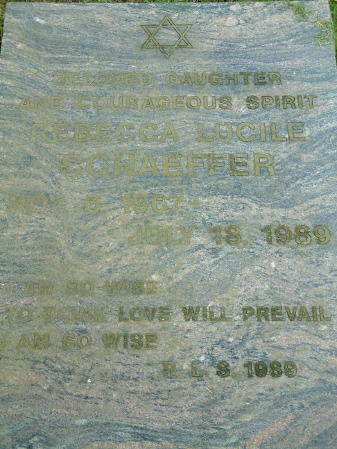 Rebecca Schaeffer grave