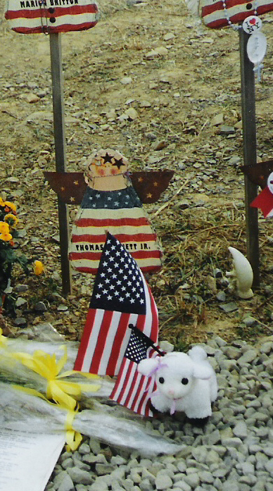 Thomas Burnett Jr. angel at Flight 93 memorial
